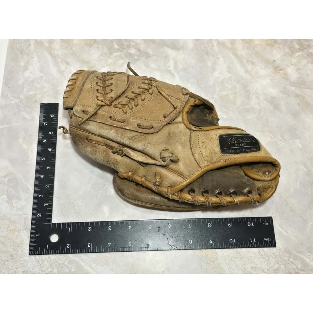 🏈‎ Vintage Ted Williams Sears 33ND Catchers Mitt GUC Korea Baseball Glove